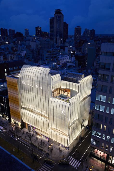 Louis Vuitton Maison Osaka Midosuji Jun Aoki And Associates Archdaily