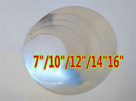 2mm Aluminum 3003 Blank Round Plates 7 10 11 13 14 16 Inch Disc Circle