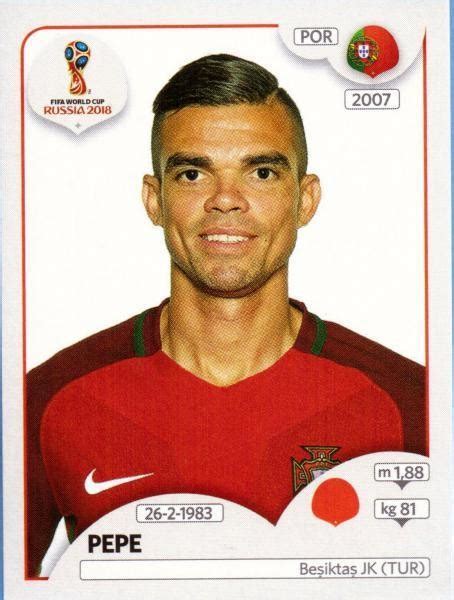 Képler laveran de lima ferreira, meglio conosciuto come pepe. Pepe - Portugal - FIFA World Cup Russia 2018 sticker 116