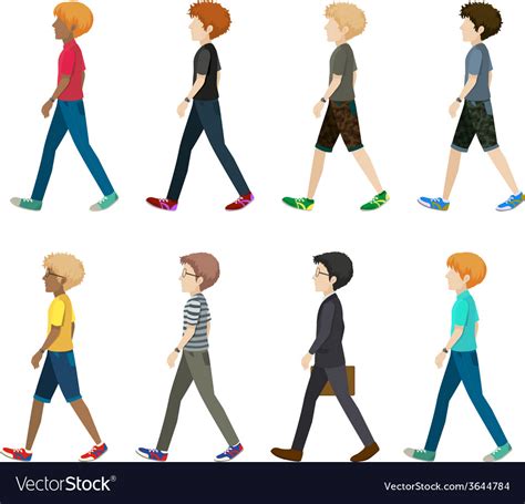 A Group Of Faceless People Royalty Free Vector Image