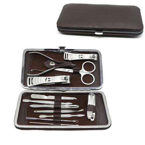 Stainless Steel Manicure Nail Knife Tools Kit Set 12 Pcslot Pedicure