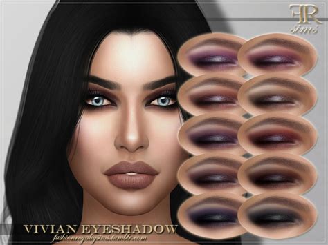 Frs Vivian Eyeshadow By Fashionroyaltysims At Tsr Sims 4 Updates