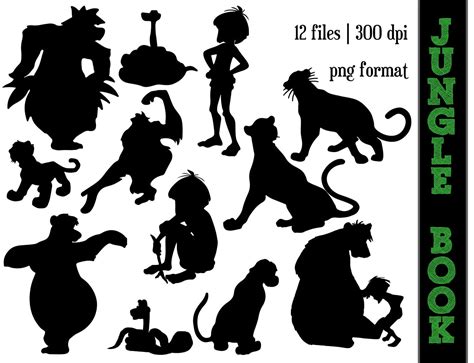 Pin On Cartoon Silhouettes Vectors Clipart Svg Templates Cutting