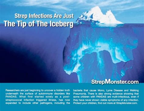 Tip Of The Iceberg Rare Disease Awareness Pandas Strep Crohns Disease