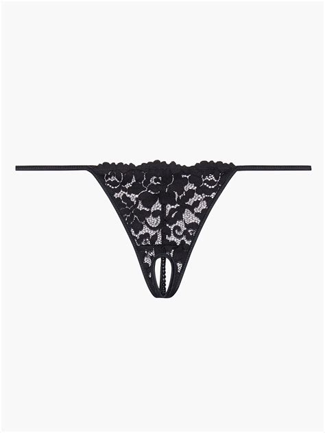 Fast Delivery On All Products Pearl Lace G String Open Crotch Crotchless Underwear Sexy Thongs
