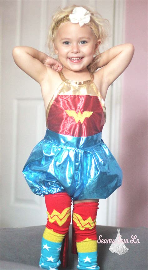 Wonder Woman Costume For Toddlers Diy Seams Sew Lo