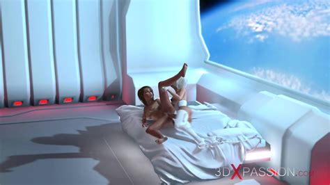 Space Sex In The Space Station Hot Shemale Android Fucks A Sexy Woman Eporner