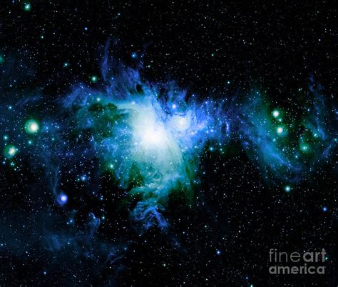 Orion Nebula Blue Green Photograph By Johari Smith