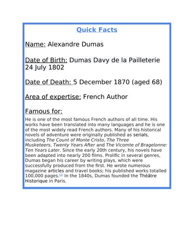 Famous French Diversity Figures Teaching Resources