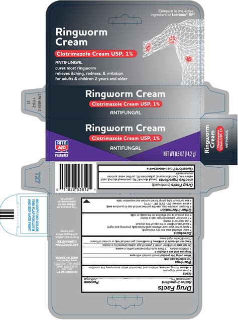 Rite Aid Antifungal Ringworm Cream Rite Aid Corporation