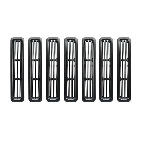 Rugged Ridge 1140103 Ez Install Billet Grille Inserts In Black For 97
