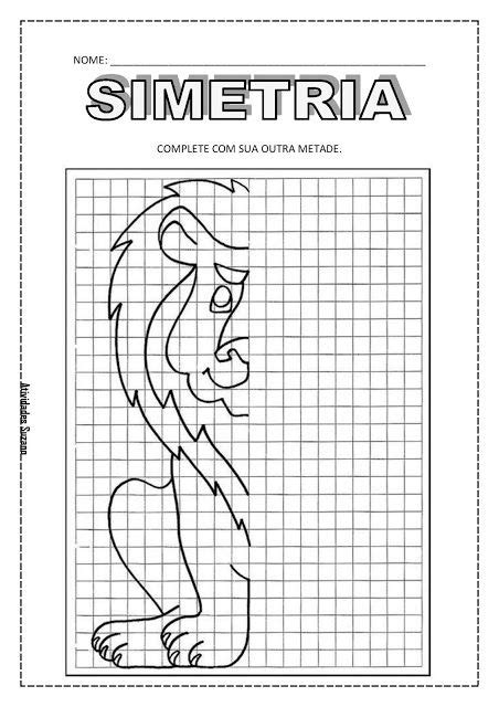 Simetria Com Desenhos E Mandala Atividades Pedagogica Suzano
