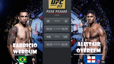 FABRICIO WERDUM VS ALISTAIR OVEREEM UFC YouTube