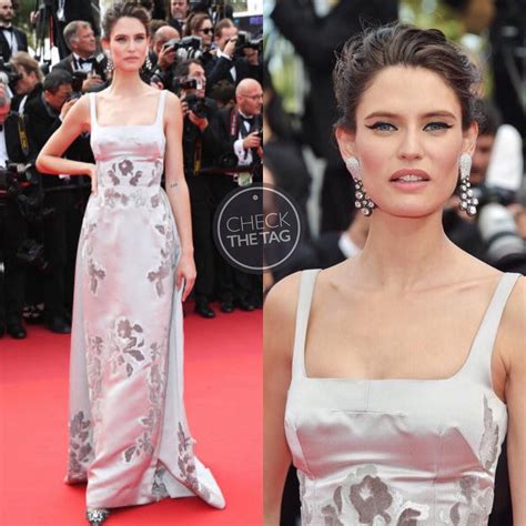 Who Bianca Balti Wearing Dolce Gabbana Alta Moda Where Cannes Film