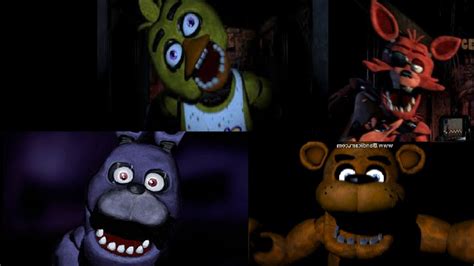All Five Nights At Freddys 1 Jump Scares Horror Game Jumpscare Fnaf