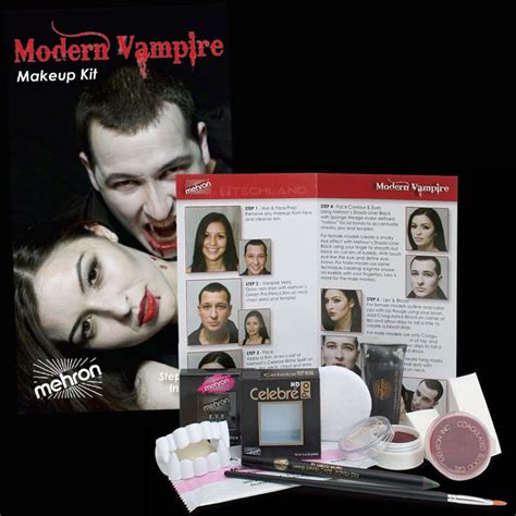 Mehron Modern Vampire Premium Character Makeup Kit Theatre And Makeup