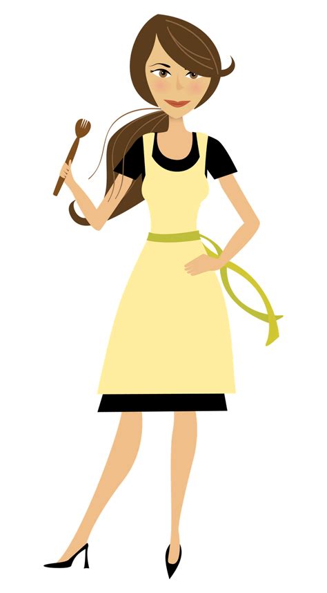 Cooking Mom Clipart
