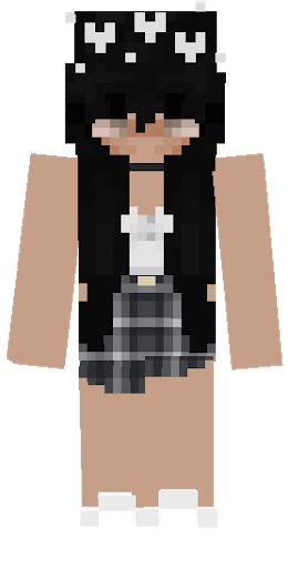 Pink And Grey Hd Girl With Hearts Nova Skin Minecraft Skins Aesthetic Minecraft Girl Skins
