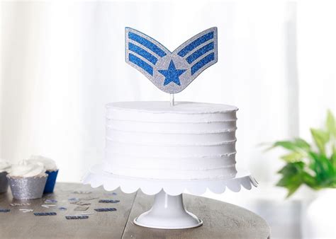 Air Force Enlisted Rank Cake Topper And Centerpiece Usaf Etsy