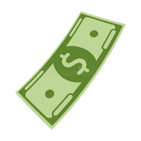 Dollar Bill Cartoon Vector Iconcartoon Vector Illustration Banknote Of