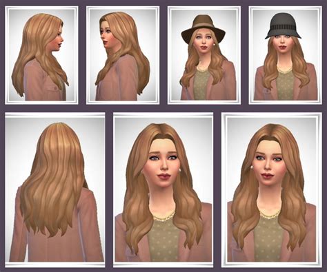 Vanessas Long Wavy Hair At Birksches Sims Blog Sims 4 Updates
