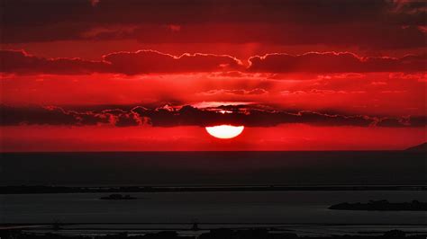 Blood Red Sunset Wallpaper Los Angeles Ca Faxo