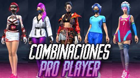 #antronix #machika #yair17 #thedonato #golencito #janki #hectorino #free fire. COMBINACIONES PRO PLAYER PARA MUJER - FREE FIRE || CHIFF - YouTube