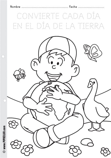 Sería una buena idea mantener todas estas dibujos para colorear en una carpeta para que luego pueda ver el progreso que hizo su hijo. Dibujos infantiles para pintar del Día Mundial de la ...