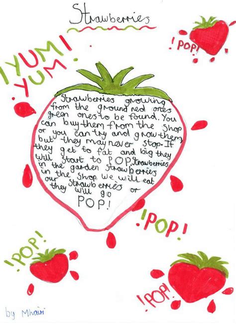 Fruity Poems Painted By Kids Yum Yum