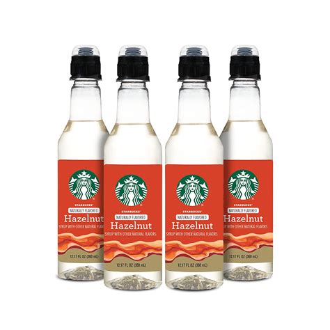 Buy Starbucks Naturally Flavored Coffee Syrup Hazelnut Pack Of