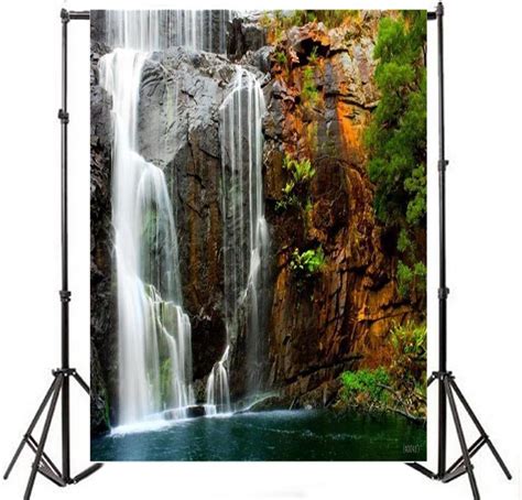 Buy Laeacco Waterfall Scenery 3x5ft Nature Theme Vinyl Photography