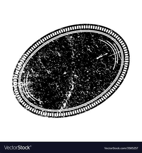 Grunge Oval Stamp Royalty Free Vector Image Vectorstock
