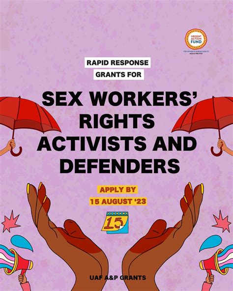 Urgent Action Fund Asia And Pacific On Twitter Grants For Sex Workers