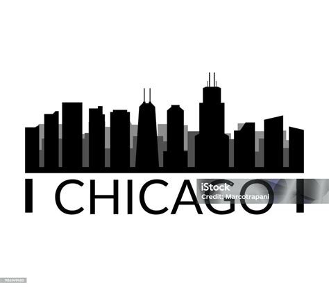 chicago skyline stock illustration download image now architecture building exterior city