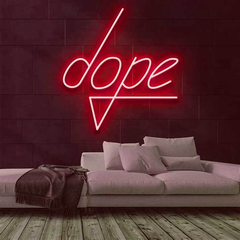 Dope Neon Sign Canvas Freaks