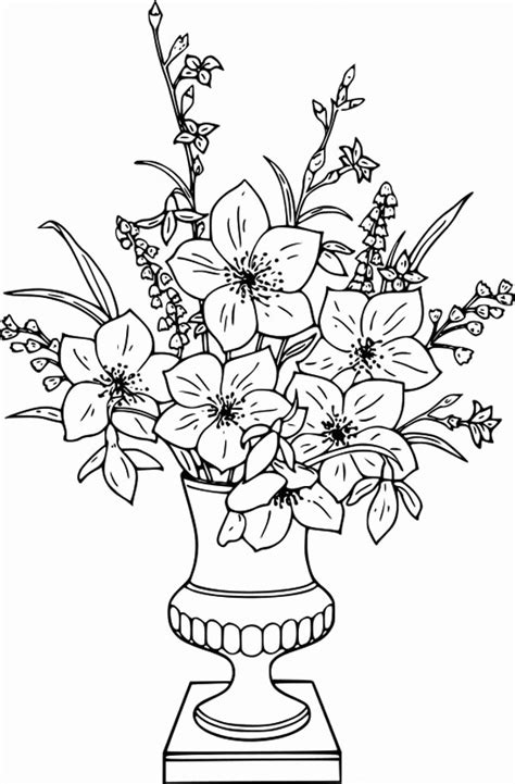 Ideas, to explore this coloring pages flowers and butterflies autumn leaf coloring pages. Flower Pot Coloring Pages - Best Coloring Pages For Kids