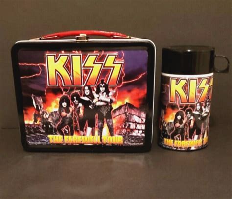 Vintage Kiss The Farewell Tour 2000 Metal Lunchbox And Thermos Nwt 4234 Ebay