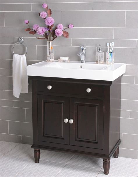 Buy or recycle a vanity cabinet or counter. Stylish Menards Bathroom Vanity Photograph - Home Sweet ...