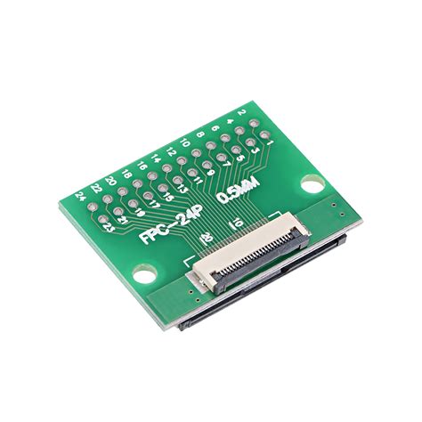 Ffc Fpc 24 Pins 05mm 1mm Pitch To Dip 20mm Pcb Converter Board Couple