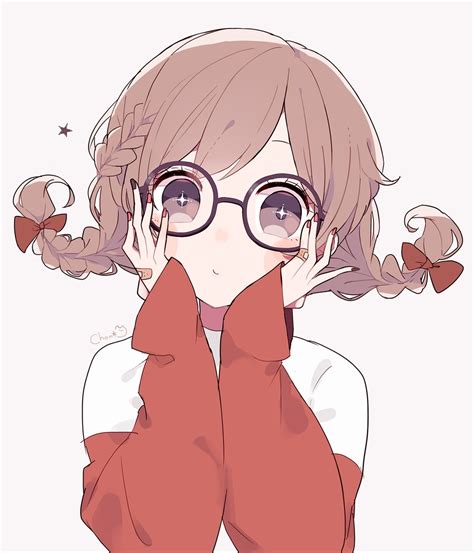 Anime Girl With Glasses Maxipx