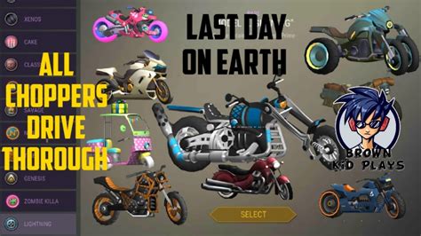 All Chopper Paints Unlocked Gameplay Last Day On Earth All Models