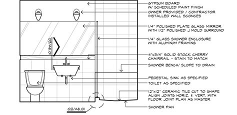 Interior Bathroom Elevation Life Of An Architect