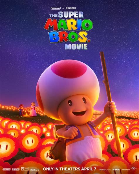 The Super Mario Bros Movie Toad Character Poster Super Mario