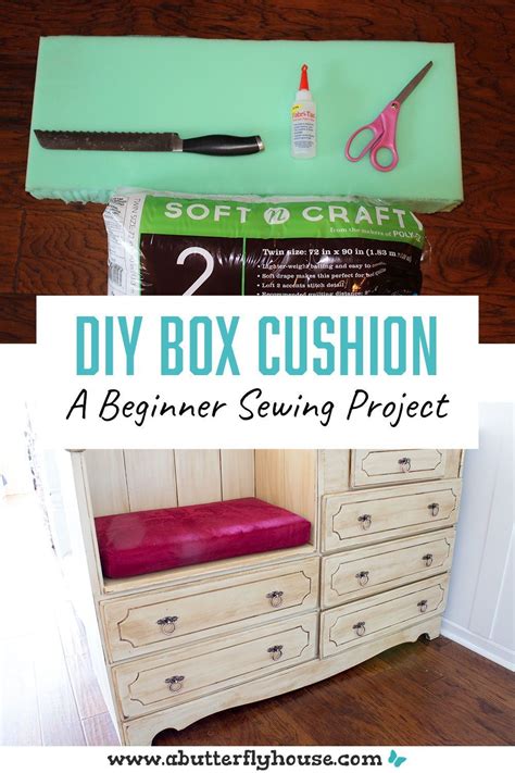 Using a needle and matching thread to make a cover that can be easily removed for washing, add an envelope opening by cutting the back in make the front of your cushion as an envelope opening, sew on press studs, or velcro. How To Sew a Box Cushion | Super Easy Tutorial - A ...