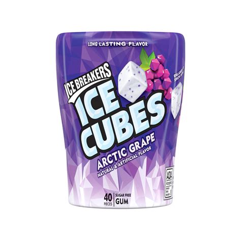 Ice Breakers Ice Cubes Piña Colada Sugar Free Gum 324 Oz Bottle 40