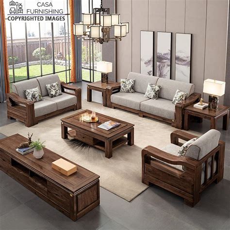 Modern Wooden Sofa Set New Sofa Design Sheesham Wood Casa Furnishing