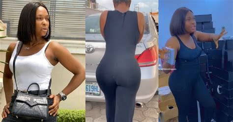 blessing okoro flaunts her bare butt days after liposuction surgery video