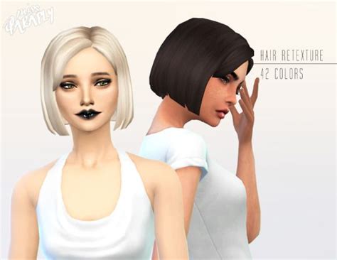 Miss Paraply Kiara24 Sideswept Hairstyle Sims 4 Hairs Sims 4 Hair