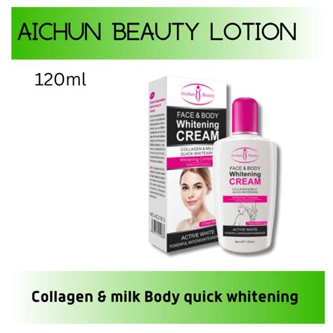 Aichun Beauty Face And Body Whitening Cream Collagen Lotion Whitening