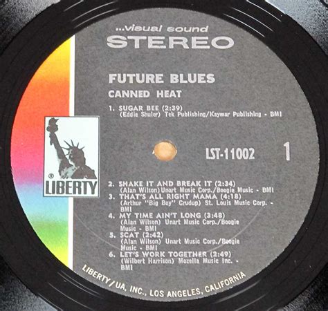 Canned Heat Future Blues Blues Rock Vinyl Album Gallery Vinylrecords